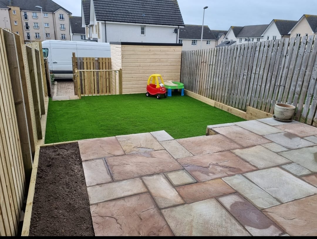 Precision Landscaping finished garden